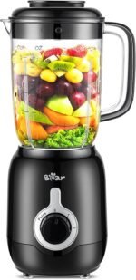 Bear Blender, 2025 New 700W Smoothie Countertop Blender with 40oz Cup for Shakes and Smoothies, 3-Speed for Crushing Ice, Puree and Frozen Fruit with Autonomous Clean - Image 2