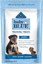 Blue Buffalo Baby Blue Training Treats Natural Puppy Soft Dog Treats, Savory Chicken 4-oz Bag - Image 2