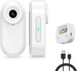 Body Camera, Thumb Action Camera HD 1080P Video Recorder, Small POV Camcorder with Motion Detection, 1.47'' Screen Magnetic Sports Cam Wireless Charging Case, Mini Body Cam for Pets/Cycling/Vlogging - Image 2