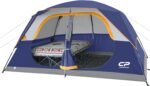 CAMPROS CP Tent 8 Person Camping Tents, Waterproof Windproof Family Tent with Top Rainfly, Large Mesh Windows, Double Layer, Easy Set Up, Portable with Carry Bag, for All Seasons - Image 2