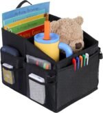 CASHINE Foldable Car Seat Organizer - Oxford Fabric Storage Box for Back Seat, Car Front Seat Organizer Universal Fit for Kids - Image 2