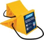 Camco Camper & RV Wheel Chock with Rope - Keeps Trailer in-Place to Safely Unhitch or Park - Compatible with Wheels Up to 26” in Diameter & Molded of Heavy-Duty Hard Plastic - 2-Pack - 44471 - Image 2