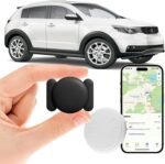 Car GPS Tracking Device for Vehicles,Cars etc,1PCS Real Time GPS Tracker for Car Work with Find My (iOS Only),Tracking Devices for Cars Hidden with Magnetic Case,No Monthly Fee(Black) - Image 2
