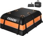Car Roof Carrier Bag, 21 Cubic Feet Waterproof 840D Rooftop Cargo Carrier Bag for All Top of Vehicle, Includes Topper Anti-Slip Mat, Reinforced Straps, 6 Door Hooks - Image 2