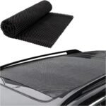 Car Roof Rack Pads, 47" X 40" Vehicle Rooftop Cargo Bag Protective Mat, Non-Slip Automotive Roof Cushioned Protection Layer Accessories, Universal for SUV, Sedan, Truck (Black) - Image 2