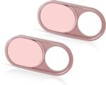 CloudValley Camera Cover Slide Ultra-Thin, Webcam Cover for MacBook air, Laptop, iMac, Desktop, PC, MacBook Pro, iPad, iPhone 8/7/6, Privacy Web Camera Protection [2 Packs], Pink - Image 2