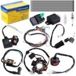 Complete Electrics Wiring Harness Coil Stator Solenoid Relay CDI Spark Plug for 4 Wheelers Stroke ATV 50cc 70cc 90cc 110cc 125cc Go Kart Pit Quad Dirt Buggy Bike Parts by OTOHANS AUTOMOTIVE - Image 2