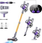Cordless Vacuum Cleaner, 450W 48Kpa Powerful Stick Vacuum, Up to 60Mins Rechargeable Battery, Vacuum Cleaners for Home Anti-Tangled Lightweight Handheld for Hardwood Floor, Carpets, Pet Hair - Image 2