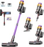 Cordless Vacuum Cleaner, 580W 48KPA 70 Mins Vacuum Cleaners for Home, Self-Standing Cordless Vacuum with Charging Dock Station, LED Display, Upgraded Anti-Tangle Stick Vacuum for Pet Hair/Carpet/Floor - Image 2