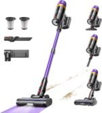Cordless Vacuum Cleaner, 580W 50KPA 70Mins Upgraded Stick Vacuum Cleaners for Home, Wireless Vacumm with Self-Standing and Touch Screen, Anti-Tangle Brush for Hardwood Floor/Carpet/Pet Hair - Image 2