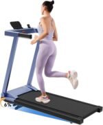 DeerRun Treadmills for Home with Incline and Handles, 3.0 HP Foldable Treadmill for Small Spaces, Folding Running Machine with Smart APP - Image 2