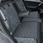 Dog Car Seat Cover for Back Seat Cover,Non Stick Fur Rear Seat Protector for Pet,Nonslip Waterproof Durable Universal Fit Interior Backseat Covers for Auto Van SUV - Image 2