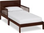 Dream On Me Brookside Toddler Bed In Espresso, Greenguard Gold Certified, JPMA Certified, Low To Floor Design, Non-Toxic Finish, Safety Rails, Made Of Pinewood - Image 2
