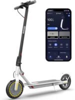 E Scooter for Adults 19-22 MPH 350/500W Motor 281/441Wh Battery,8.5"/10" Tires,Motorized Scooter Up to 22 Miles Range, Foldable Scooter with Double Shock Absorption/Bearing 265 LBS/APP Control - Image 2