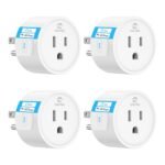 EIGHTREE Smart Plug 2025 Upgrade to 15A, Bluetooth & Wi-Fi Outlet Plug Dual Connection, Voice Control, Remote Control Outlet Timer Indoor, Smart Plugs That Work with Alexa & Google, 2.4GHz Wi-Fi Only - Image 2