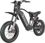 Electric-Dirt-Bike for Adults-Teens, ICT Peak 4000W-43MPH-60V-25AH Electric Motorcycle 20" Fat-Tire-Electric-Bike for Mountain Snow Off-Road Fit Age 16+ - Image 2