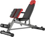 Finer Form Multi-Functional FID Weight Bench for Full All-in-One Body Workout – Hyper Back Extension, Roman Chair, Adjustable Ab Sit up Bench, Incline Decline Bench, Flat Bench - Image 2