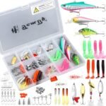 Fishing Lures Bait Tackle Kit Set for Freshwater Trout Bass Fishing, Including Accessories, Fishing Tackle Box, Crankbait, Spoon, Hooks, Fishing Gear and Equipment for Starter Beginner. - Image 2