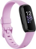 Fitbit Inspire 3 Fitness Tracker – Advanced Health Insights with Stress Management, Workout Intensity & Sleep Tracking, 24/7 Heart Rate, Includes Small and Large Classic Bands (Lilac Bliss/Black) - Image 2