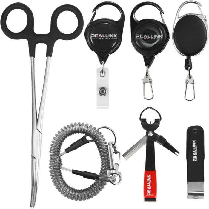 Fly Fishing Tools Kit and Accessories Combo Kits, Fishing Quick Nail Knot Tying Tool, Hook Remover Forceps and Pliers, Stainless Steel Salmon and Trout Multiple Fishing Set Gear Tool Assortment - Image 2