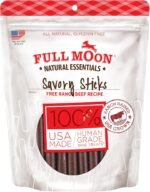 Full Moon All Natural Human Grade Dog Treats, Essential Beef Savory Sticks, 22 Ounce, 1.375 Pound (Pack of 1) - Image 2