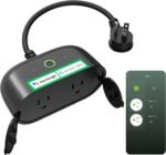 GHome Smart Outdoor Smart Plug, Smart Home Wi-Fi Outlet with 2 Sockets, IP64 Weather Resistance, Compatible with Alexa, Google Home & SmartThings, No Hub Required - Image 2