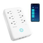 GHome Smart Plug Outlet Extender, Surge Protector with 3 Individually Controlled Smart Power Strips and 3 USB Ports, Works with Alexa & Google Home, 15A/1800W, White - Image 2