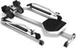 GYMAX Rowing Machine for Home, 265LBS Weight Capacity Hydraulic Rowing Machine with Adjustable Cylinder Resistance up to 110lbs & LCD Monitor, Compact Full Motion Rower for at Home Exercise - Image 2