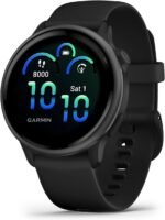 Garmin vívoactive® 6, Health and Fitness GPS Smartwatch, AMOLED Display, Up to 11 Days of Battery, Slate with Black Band - Image 2