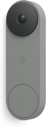 Google Nest Doorbell (Wired, 3rd Gen) - 2K Video and Gemini, Live View, Night Vision, 2-Way Audio - Works with Google Home - 2025 Model - Hazel - Image 2