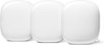 Google Nest WiFi Pro - 6E - Reliable Home Wi-Fi System with Fast Speed and Whole Home Coverage - Mesh Router - 3 Pack - Snow - Image 2