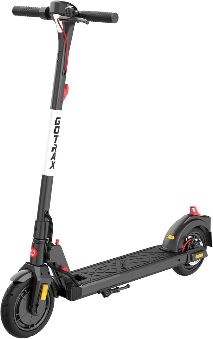 Gotrax APEX MAX Electric Scooter for Adults, Max 18 Mile and 18Mph 350W Motor with Rear Dual Suspension, 8.5" Solid Tires, Bright Headlight Taillight Cruise Control, Foldable Escooter for Commute - Image 2