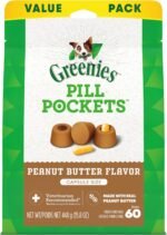 Greenies Pill Pockets for Dogs Large Size, Soft Dog Treats, with Real Peanut Butter, 15.8 oz. Pouch (60 Treats) - Image 2