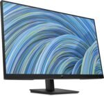 HP 27h Full HD Monitor - Diagonal - IPS Panel & 75Hz Refresh Rate - Smooth Screen - 3-Sided Micro-Edge Bezel - 100mm Height/Tilt Adjust - Built-in Dual Speakers - for Hybrid Workers,Black - Image 2