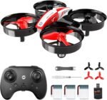 Holy Stone Mini Drone for Kids and Beginners RC Nano Quadcopter Indoor Small Helicopter Plane with Auto Hovering, 3D Flips, Headless Mode and 3 Batteries, Great Gift Toy for Boys and Girls, HS210 Red - Image 2