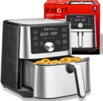Instant Pot 4QT Vortex Plus 6-in-1 Mini Air Fryer, Custom Program Options, Crisps, Broils, Roasts, Dehydrates, Bakes, Reheats, 100+ In-App Recipes, Stainless Steel,4 Quarts - Image 2