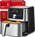 Instant Pot Vortex Plus 6QT XL Air Fryer, 6-in-1, Broils, Dehydrates, Crisps, Roasts, Reheats, Bakes for Quick Easy Meals, 100+ In-App Recipes, Dishwasher-Safe, from the Makers of Instant Pot, Black - Image 2