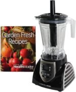 JLA-8 Professional Countertop Blender, Emulsifier 1200-Watt with 60-oz BPA Free Jar Stainless Steel Blades for Frozen Drinks, Smoothies, Sauces & More, Black - Image 2