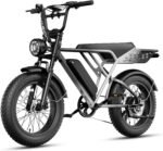 Jasion RetroVolt Pro Electric Bike for Adults, [2000W Peak Motor & 38 MPH & 90-Miles], 52V 20AH Removable Battery, Hydraulic Brakes EBike, 20'' X 4'' Fat Tire Electric Dirt Bike - Image 2
