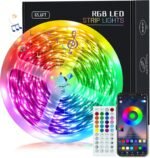 KEELIXIN 65.6ft LED Lights for Bedroom, Music Sync RGB LED Strip Lights with APP & Remote Control, Luces LED para Cuarto, Bluetooth LED Lights for Room, Home Decoration - Image 2