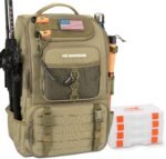 KastKing KarryAll Fishing Tackle Backpack with Rod Holder 4 Tackle Boxes,40/26L Tackle Bag Storage Fishing Gear and Equipment - Image 2