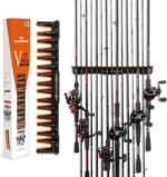 KastKing V15 Vertical Fishing Rod Holder – Wall Mounted Fishing Rod Rack, Store 15 Rods or Fishing Rod Combos in 17.25 Inches, Great Fishing Pole Holder and Rack - Image 2
