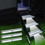 LYCARESUN 3 Pack Motion Activated RV Step Lights,10 LED Battery Operated Magnetic Wireless LED Step Lights Strip, Motion Sensor Night Light Bar for Motorhome Travel, Travel Trailers, Camper - Image 2