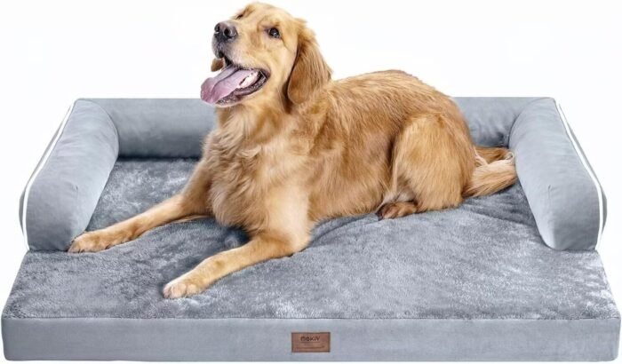 Large Dog Bed Orthopedic Washable - Beds Bolster - Medium XL XLarge Big Dogs - Memory Foam Couch Sofa - Waterproof with Removable Cover - Image 2