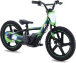 Lightweight Electric Dirt Bike for Kids, 170/340W Electric Motorcycle Up to 10/12MPH, 24V Detachable Battery, Hand-Operated Dual Brakes Electric Balance Bike for Ages 3-6/5-12 - Image 2