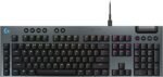 Logitech G915 X Wired Mechanical Gaming Keyboard, Double-Shot PBT Keycaps, Fully Programmable Keys, RGB Backlit Mac/PC Gaming Keyboards, Aluminum Finish, GL Linear Switches, Black - Image 2