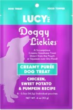 Lucy Pet® Doggy Lickies™ Chicken, Sweet Potato & Pumpkin Recipe Creamy Purée Dog Treat 4oz - Image 2