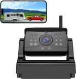Magnetic Wireless Backup Camera, Ultra Strong Signal Clear Picture Rechargeable Rear View Reverse Wireless Back up Camera for Trailer Truck Camper RV Pickup Van etc (9000) - Image 2