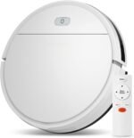 Magshion Robot Vacuum Cleaner, 90 Mins Runtime and Auto Self-Charging, Ideal for Low Carpet Pet Hair Hard Floors, White - Image 2