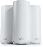NETGEAR Orbi 770 Series Tri-Band WiFi 7 Mesh Network System (RBE773) - Router + 2 Satellite Extenders, Security Features, Up to 11Gbps, Covers up to 8,000 sq. ft., 100 Devices, 2.5 Gig Internet Port - Image 2
